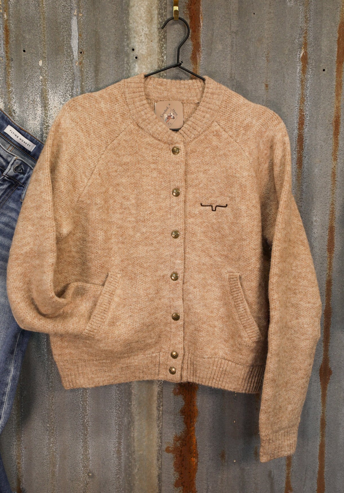 Ennis Sweater Jacket-Jacket-Crooked Horn Company, Online Women's Fashion Boutique in San Tan Valley, Arizona 85140