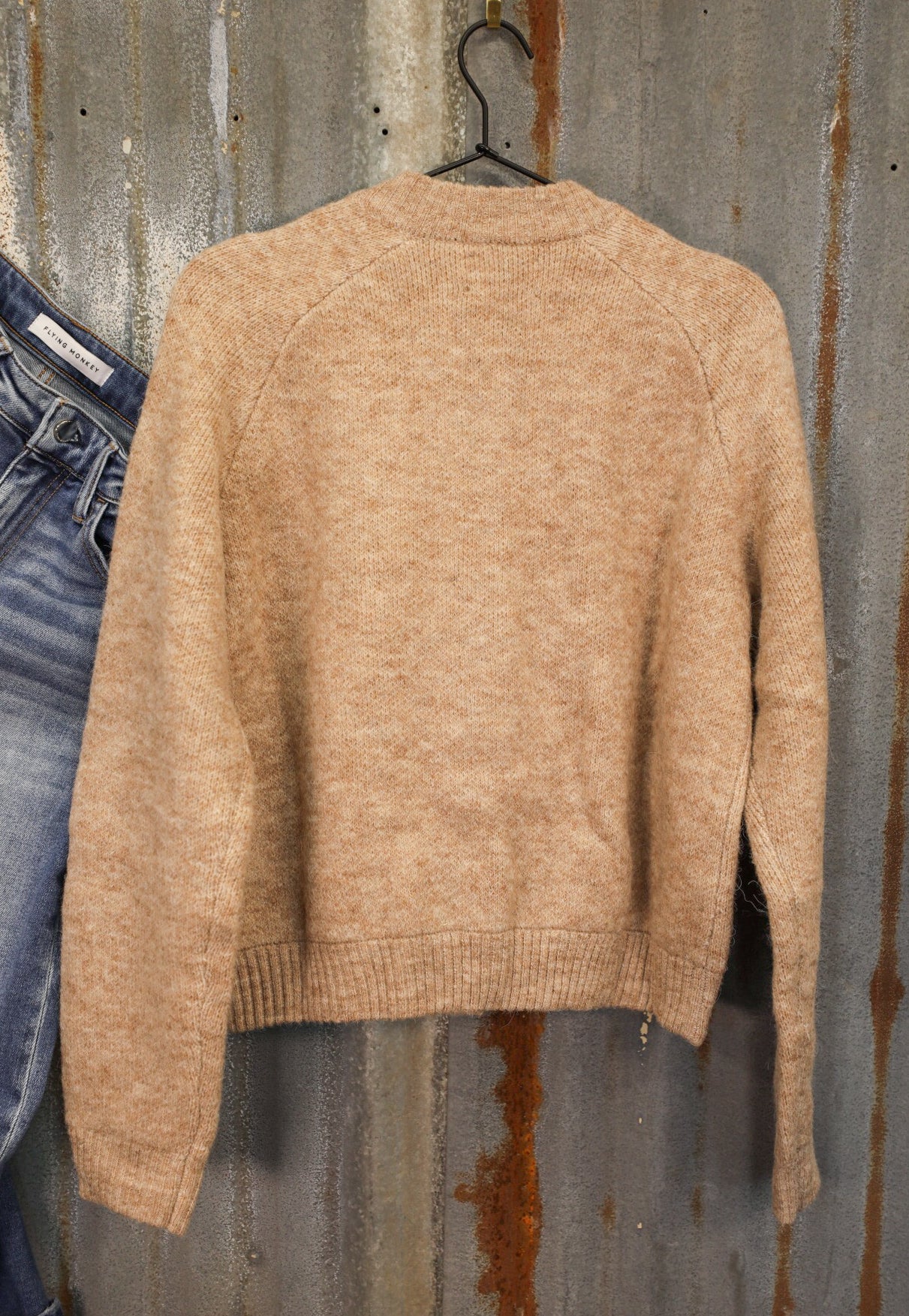 Ennis Sweater Jacket-Jacket-Crooked Horn Company, Online Women's Fashion Boutique in San Tan Valley, Arizona 85140
