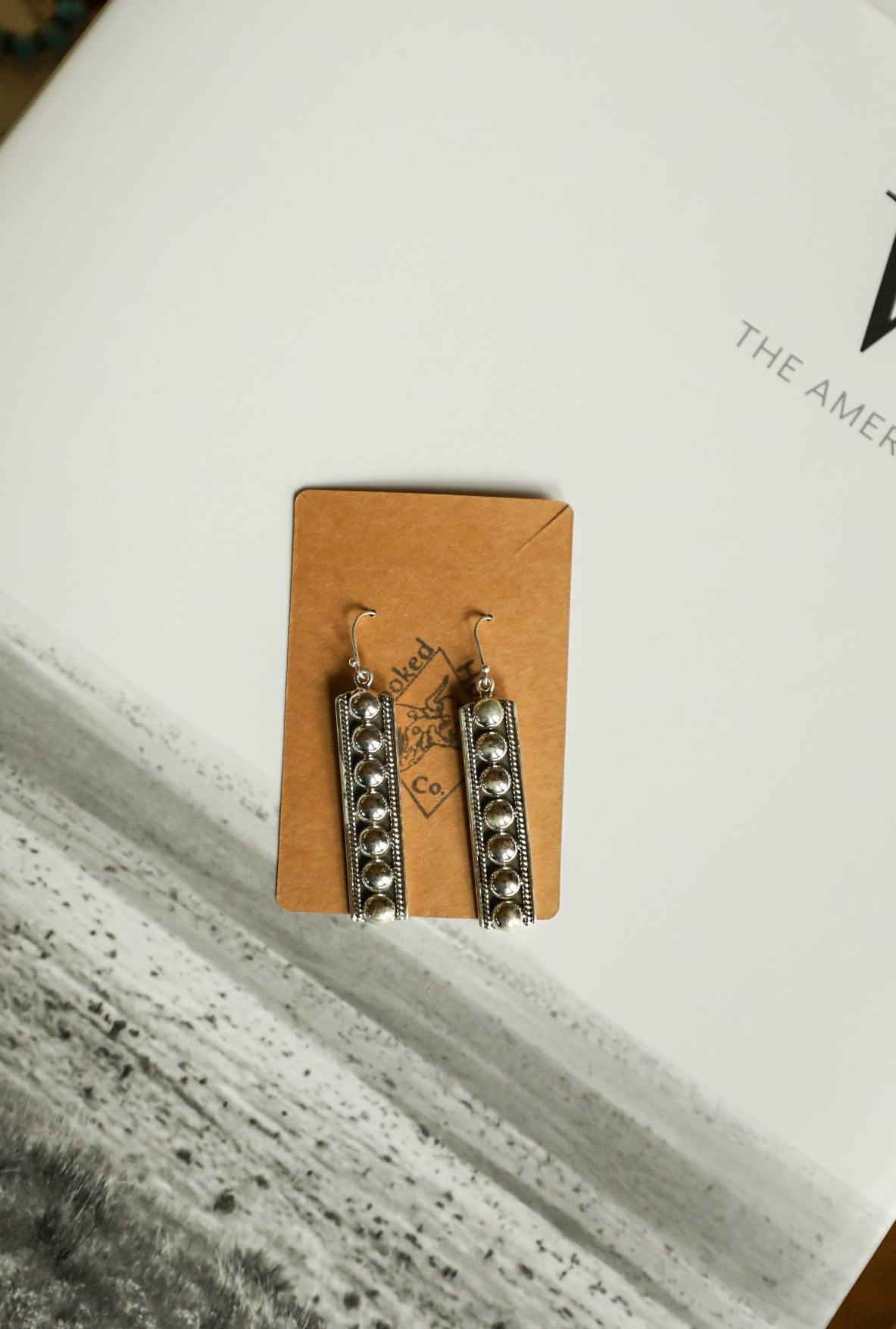 Drop Ball Bar Earrings-Jewelry-Crooked Horn Company, Online Women's Fashion Boutique in San Tan Valley, Arizona 85140