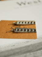 Drop Ball Bar Earrings-Jewelry-Crooked Horn Company, Online Women's Fashion Boutique in San Tan Valley, Arizona 85140