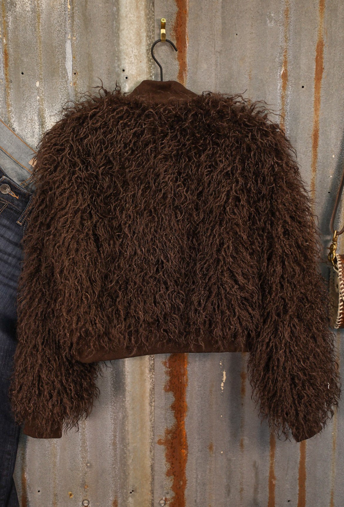 Luxe Cowgirl Faux Fur Jacket-Jacket-Crooked Horn Company, Online Women's Fashion Boutique in San Tan Valley, Arizona 85140