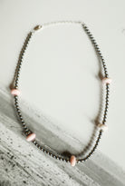 Pink Conch Necklace-Jewelry-Crooked Horn Company, Online Women's Fashion Boutique in San Tan Valley, Arizona 85140