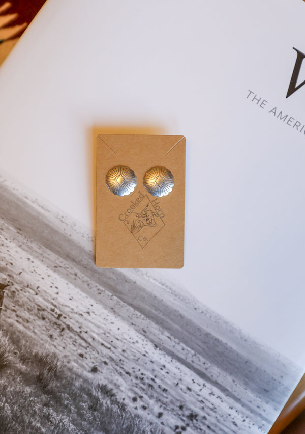 Sunburst Concho Earrings-Jewelry-Crooked Horn Company, Online Women's Fashion Boutique in San Tan Valley, Arizona 85140