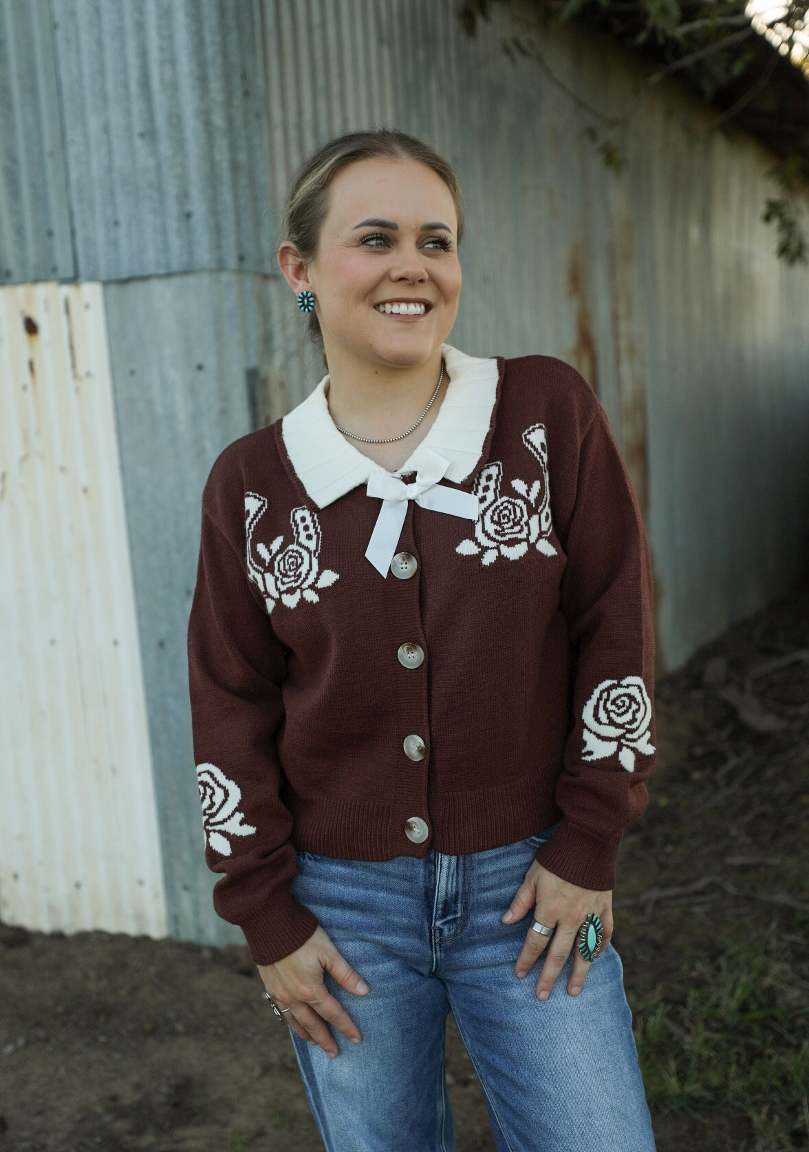 Double Horseshoe Sweater-Jacket-Crooked Horn Company, Online Women's Fashion Boutique in San Tan Valley, Arizona 85140