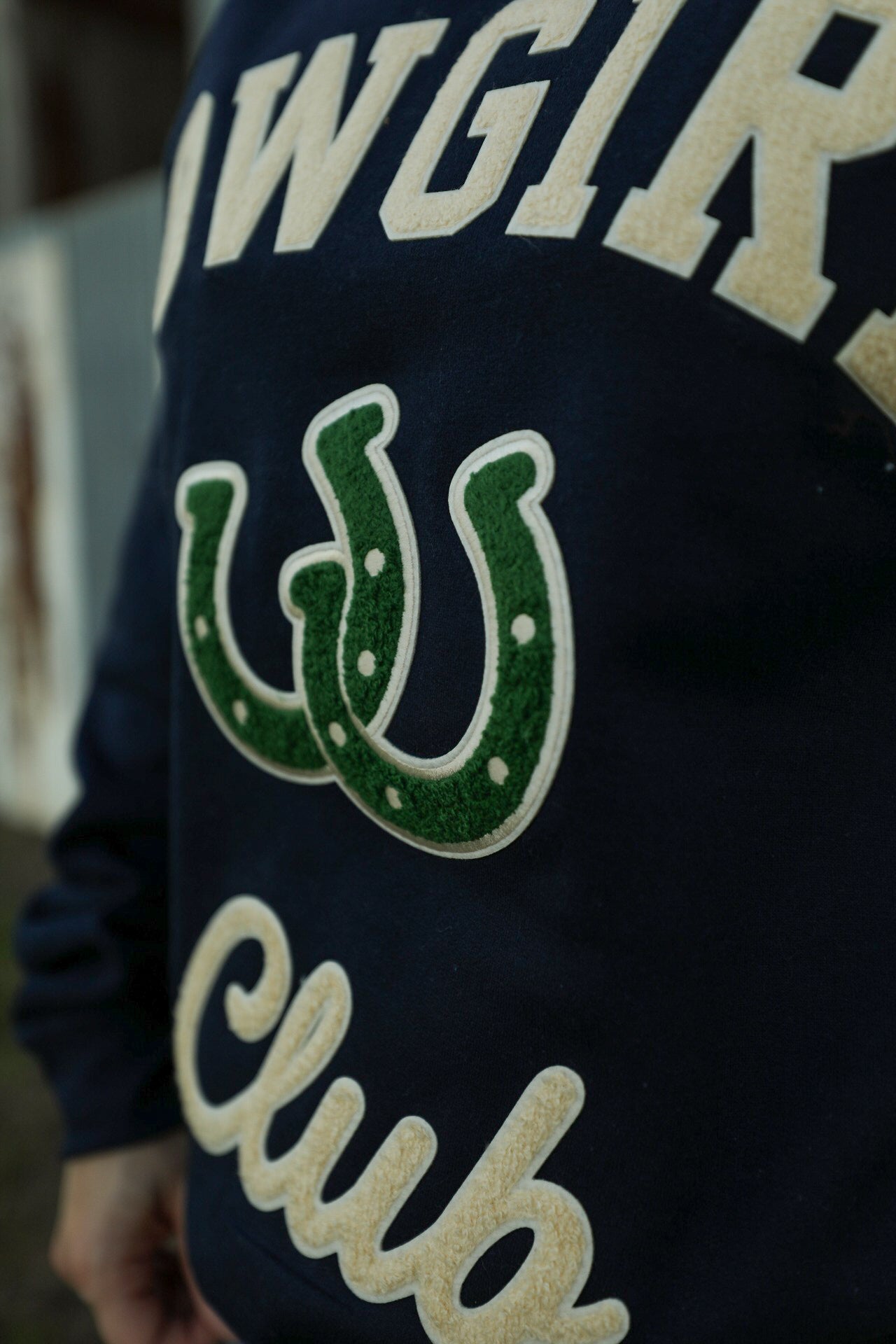 Cowgirl Club Sweatshirt-Shirts-Crooked Horn Company, Online Women's Fashion Boutique in San Tan Valley, Arizona 85140