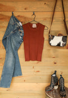 Tea Top-Shirts-Crooked Horn Company, Online Women's Fashion Boutique in San Tan Valley, Arizona 85140