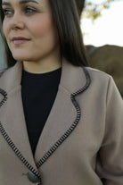 Whipstitch Blazer-Jacket-Crooked Horn Company, Online Women's Fashion Boutique in San Tan Valley, Arizona 85140
