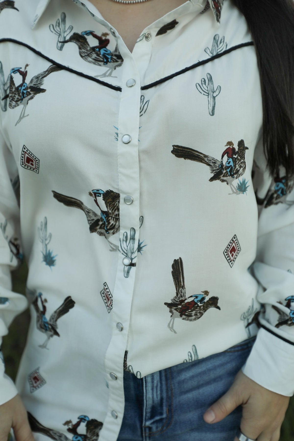 Roadrunner Top-Shirts-Crooked Horn Company, Online Women's Fashion Boutique in San Tan Valley, Arizona 85140