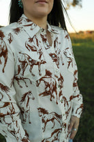 Stunner Stallion Top-Shirts-Crooked Horn Company, Online Women's Fashion Boutique in San Tan Valley, Arizona 85140