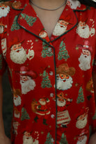 Cowboy Clause Pajama Set-Lounge / Activewear-Crooked Horn Company, Online Women's Fashion Boutique in San Tan Valley, Arizona 85140