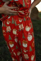 Cowboy Clause Pajama Set-Lounge / Activewear-Crooked Horn Company, Online Women's Fashion Boutique in San Tan Valley, Arizona 85140