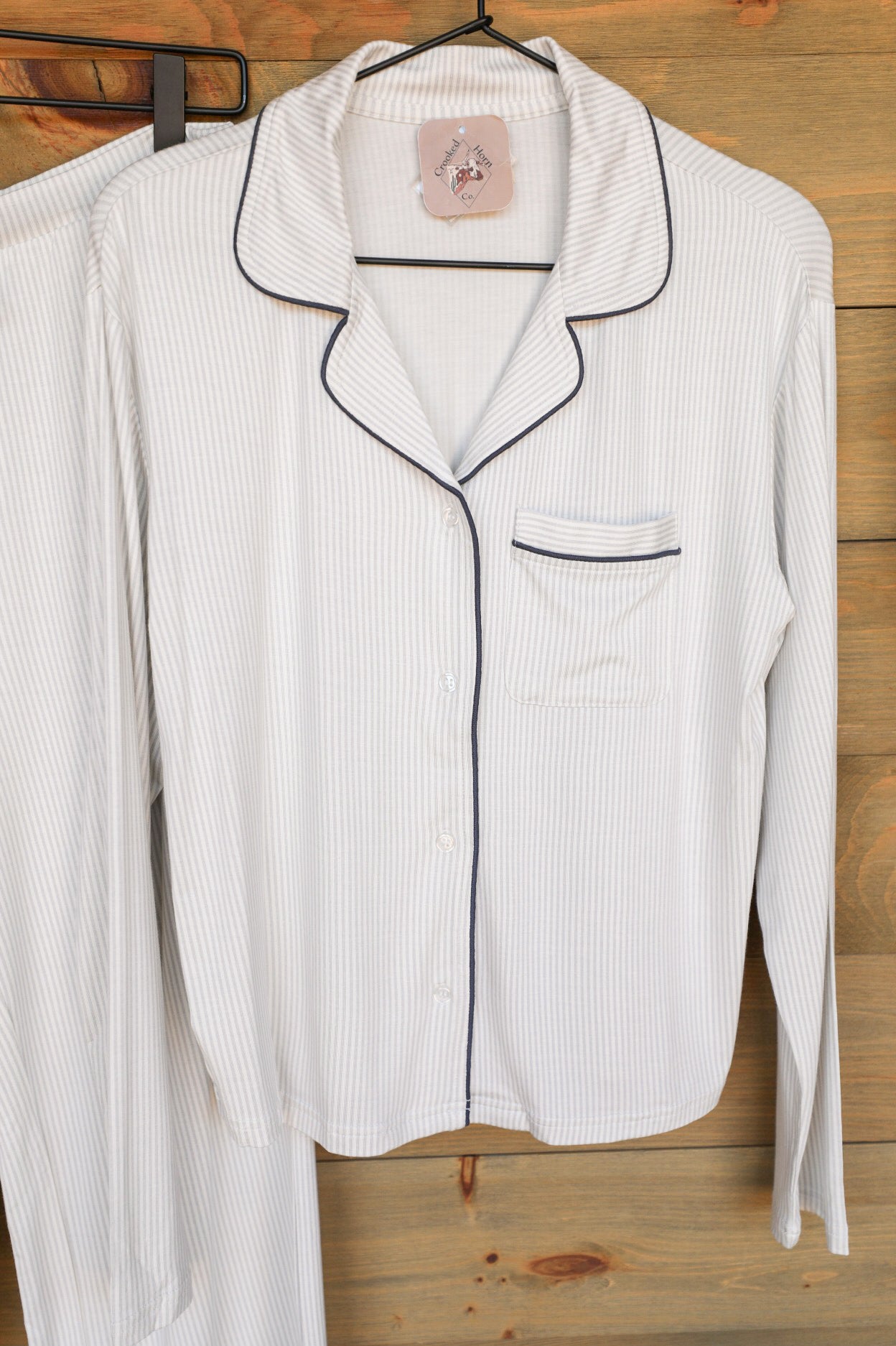 Holly Pajama Set-Lounge / Activewear-Crooked Horn Company, Online Women's Fashion Boutique in San Tan Valley, Arizona 85140