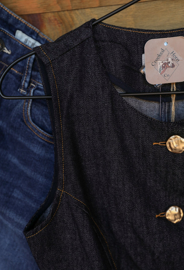 Milbank Vest-Shirts-Crooked Horn Company, Online Women's Fashion Boutique in San Tan Valley, Arizona 85140