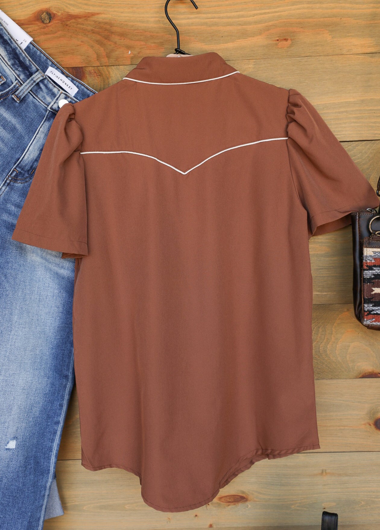 Brookings Top-Shirts-Crooked Horn Company, Online Women's Fashion Boutique in San Tan Valley, Arizona 85140