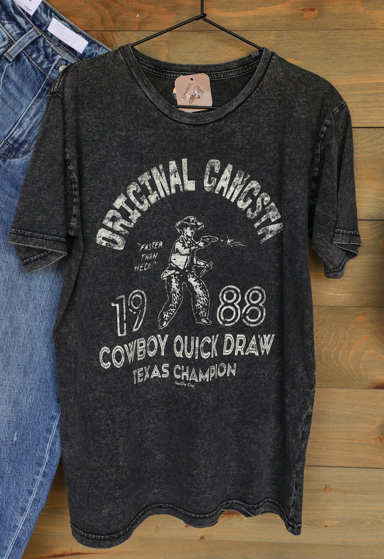 Gangsta II Tee-Graphic Tee-Crooked Horn Company, Online Women's Fashion Boutique in San Tan Valley, Arizona 85140