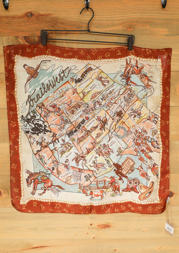 Trails West Wild Rag-Crooked Horn Company, Online Women's Fashion Boutique in San Tan Valley, Arizona 85140