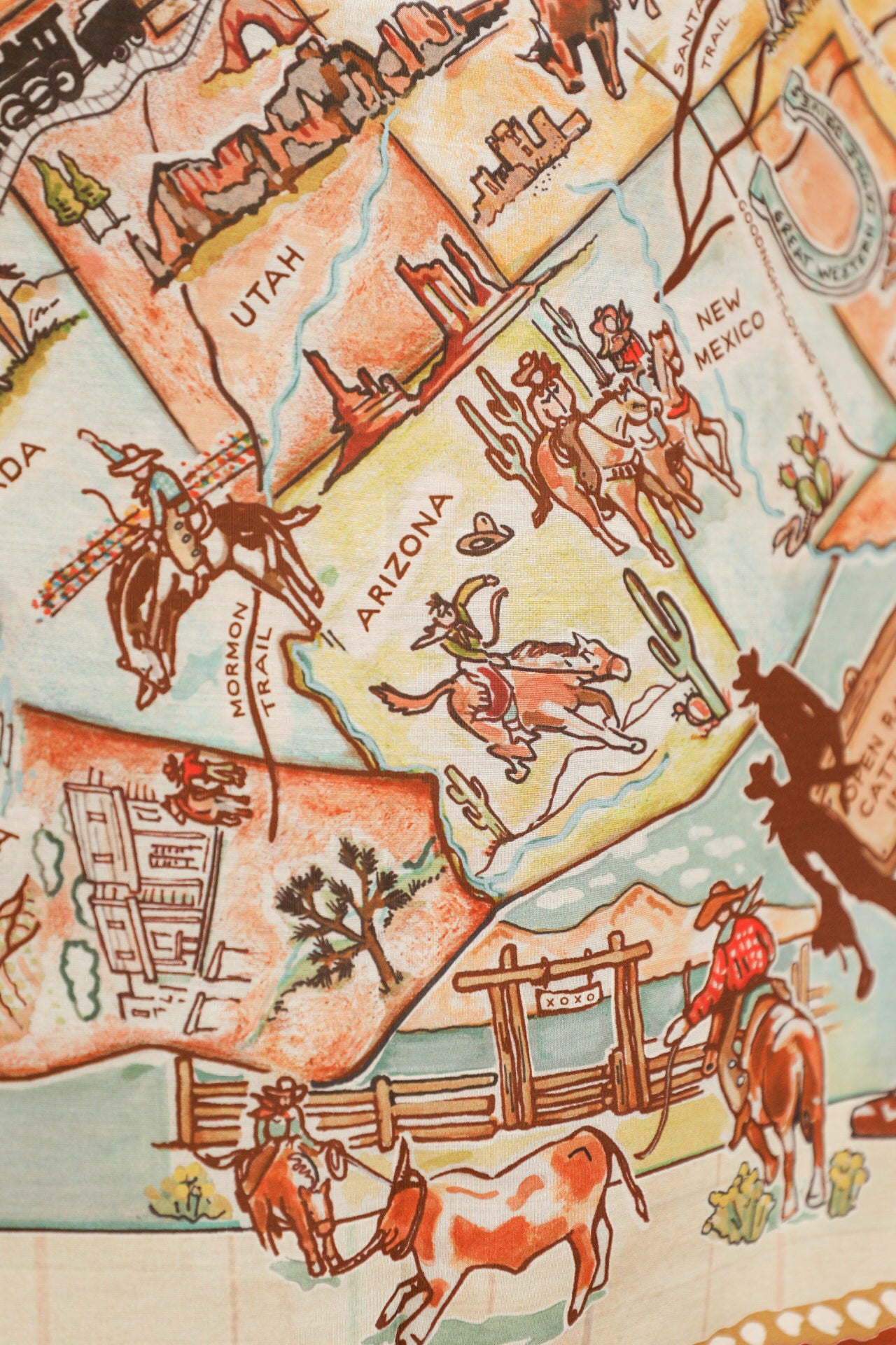 Trails West Wild Rag-Accessories-Crooked Horn Company, Online Women's Fashion Boutique in San Tan Valley, Arizona 85140