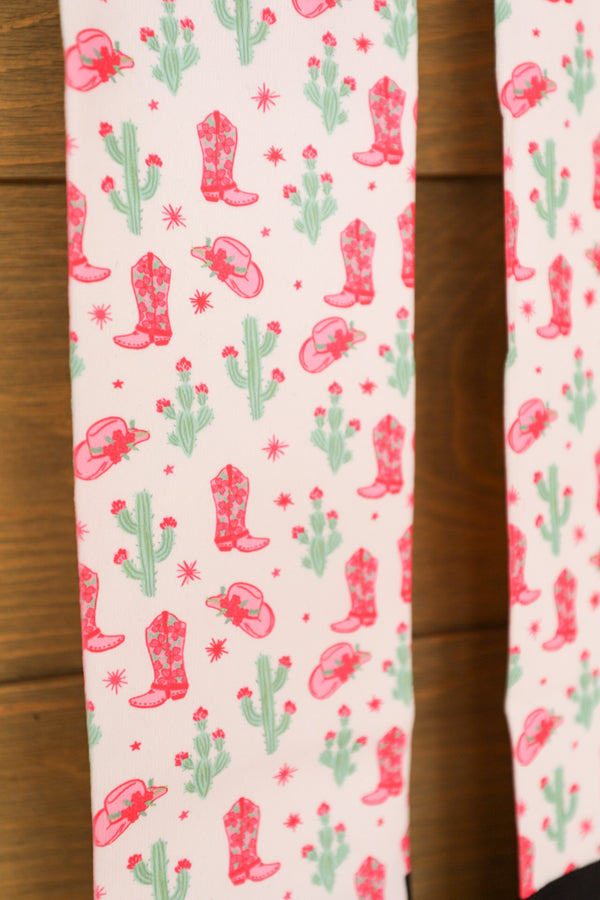 Cactus Crush Socks-Accessories-Crooked Horn Company, Online Women's Fashion Boutique in San Tan Valley, Arizona 85140