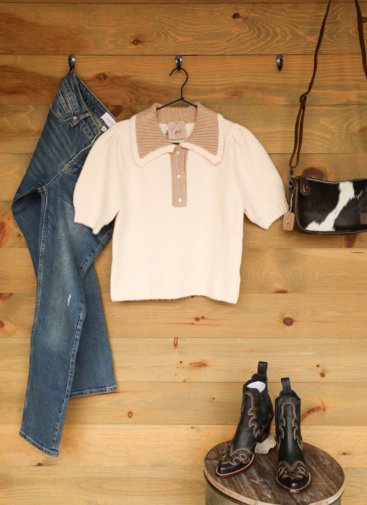 Fort Pierre Top-Shirts-Crooked Horn Company, Online Women's Fashion Boutique in San Tan Valley, Arizona 85140