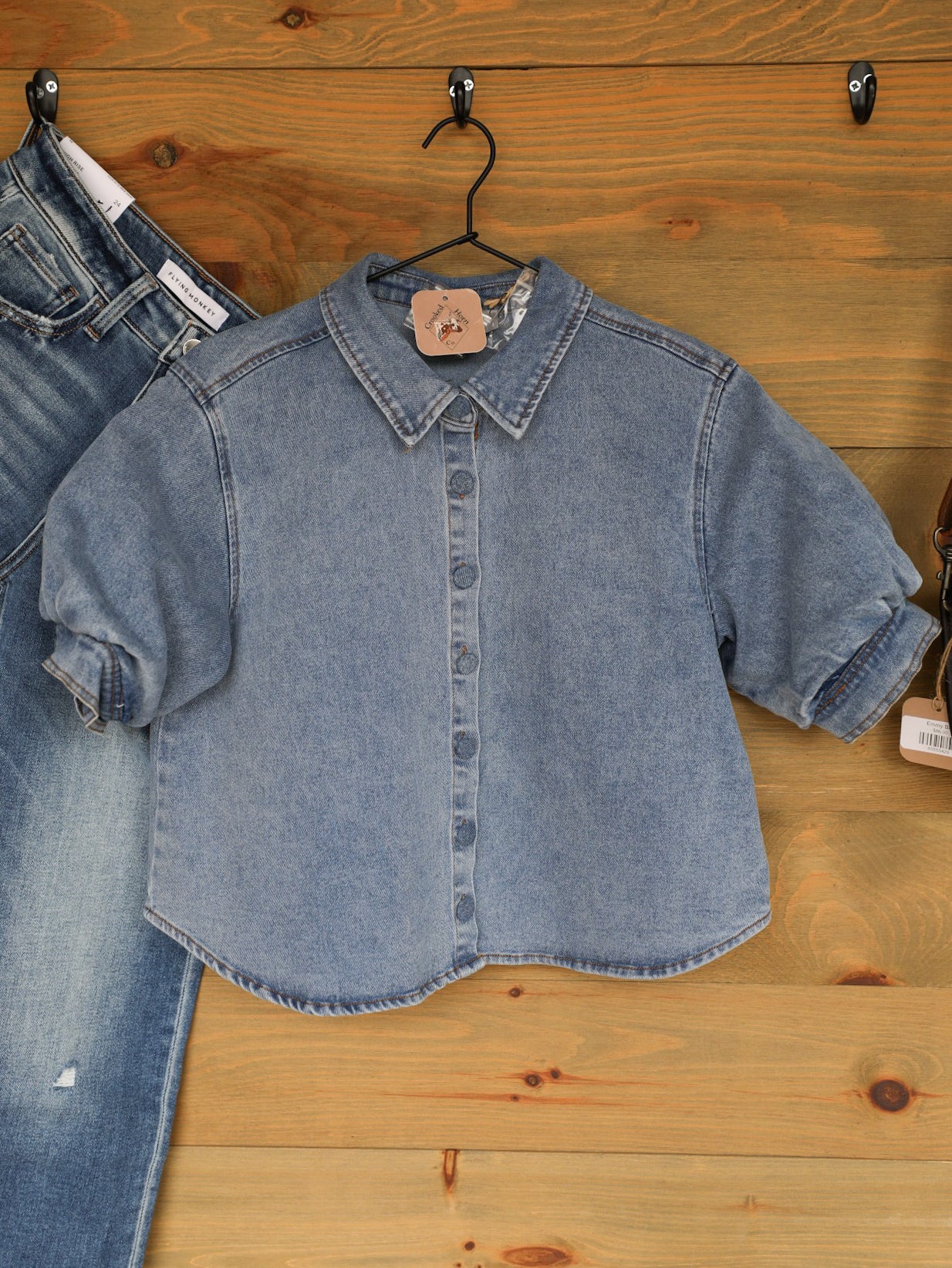 Redfield Top-Shirts-Crooked Horn Company, Online Women's Fashion Boutique in San Tan Valley, Arizona 85140