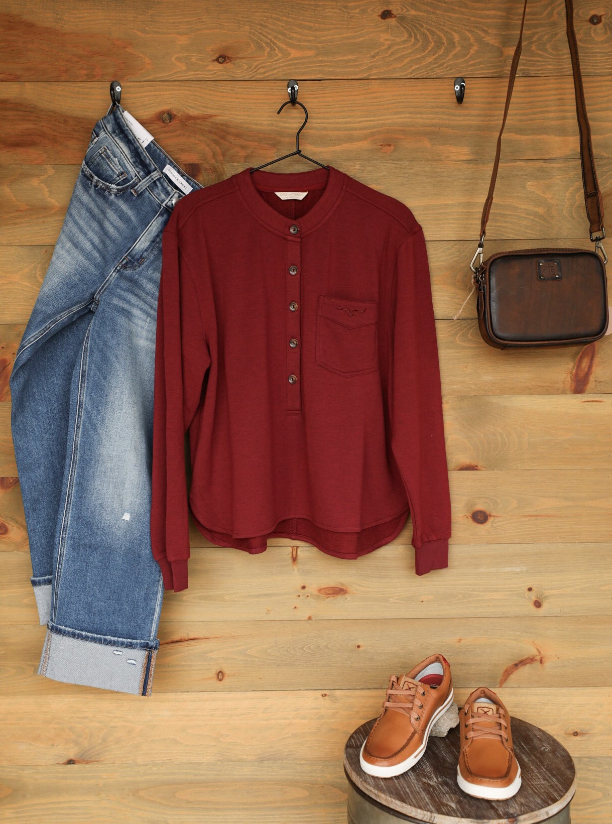 Elouise Top-Shirts-Crooked Horn Company, Online Women's Fashion Boutique in San Tan Valley, Arizona 85140