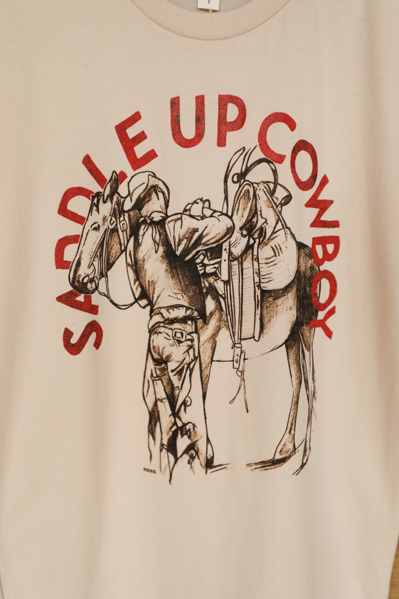 Saddle Up Tee-Graphic Tee-Crooked Horn Company, Online Women's Fashion Boutique in San Tan Valley, Arizona 85140