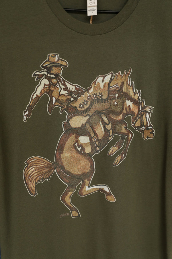 Bronc Tee-Graphic Tee-Crooked Horn Company, Online Women's Fashion Boutique in San Tan Valley, Arizona 85140