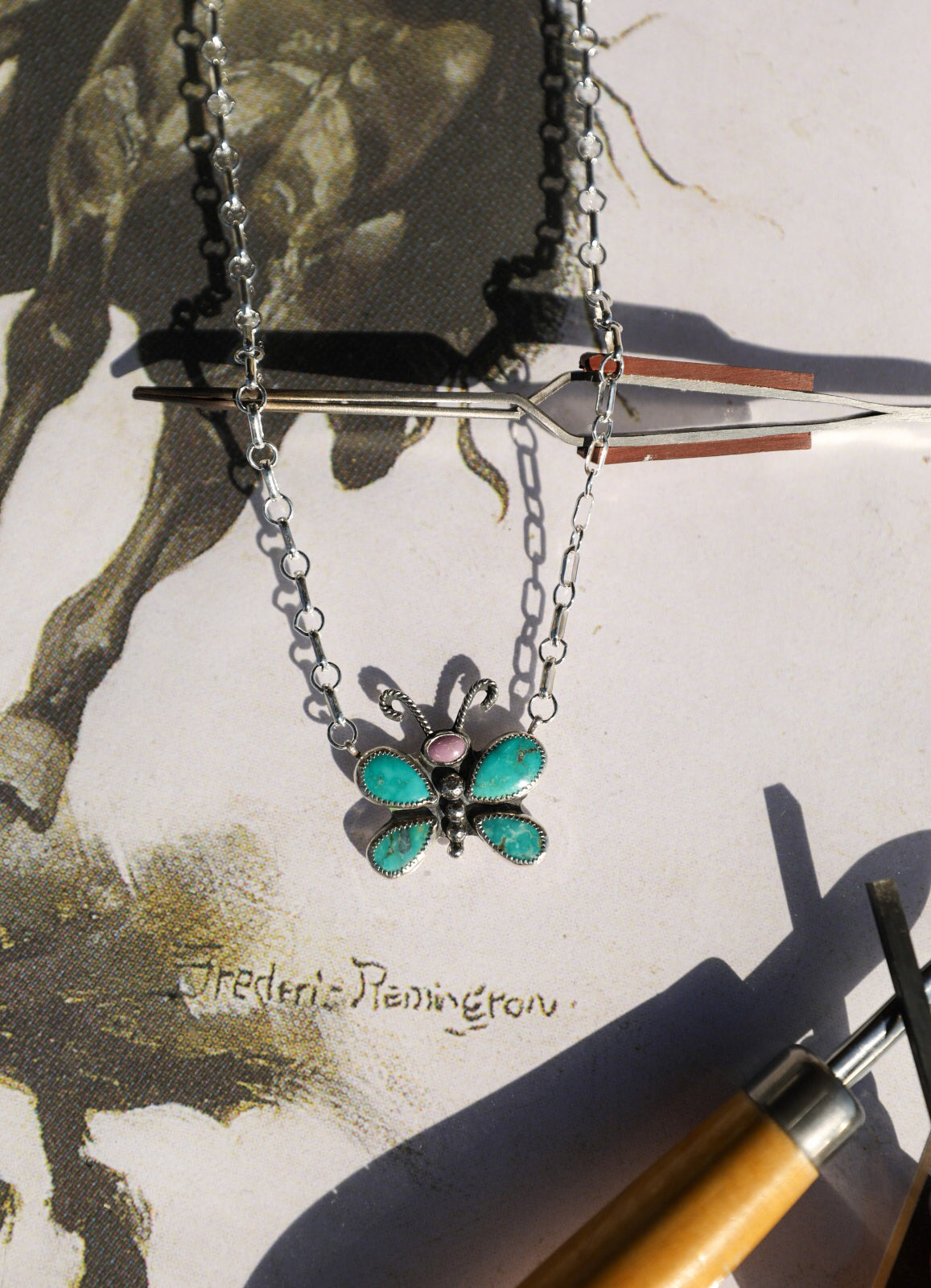 Butterfly Necklace-Jewelry-Crooked Horn Company, Online Women's Fashion Boutique in San Tan Valley, Arizona 85140