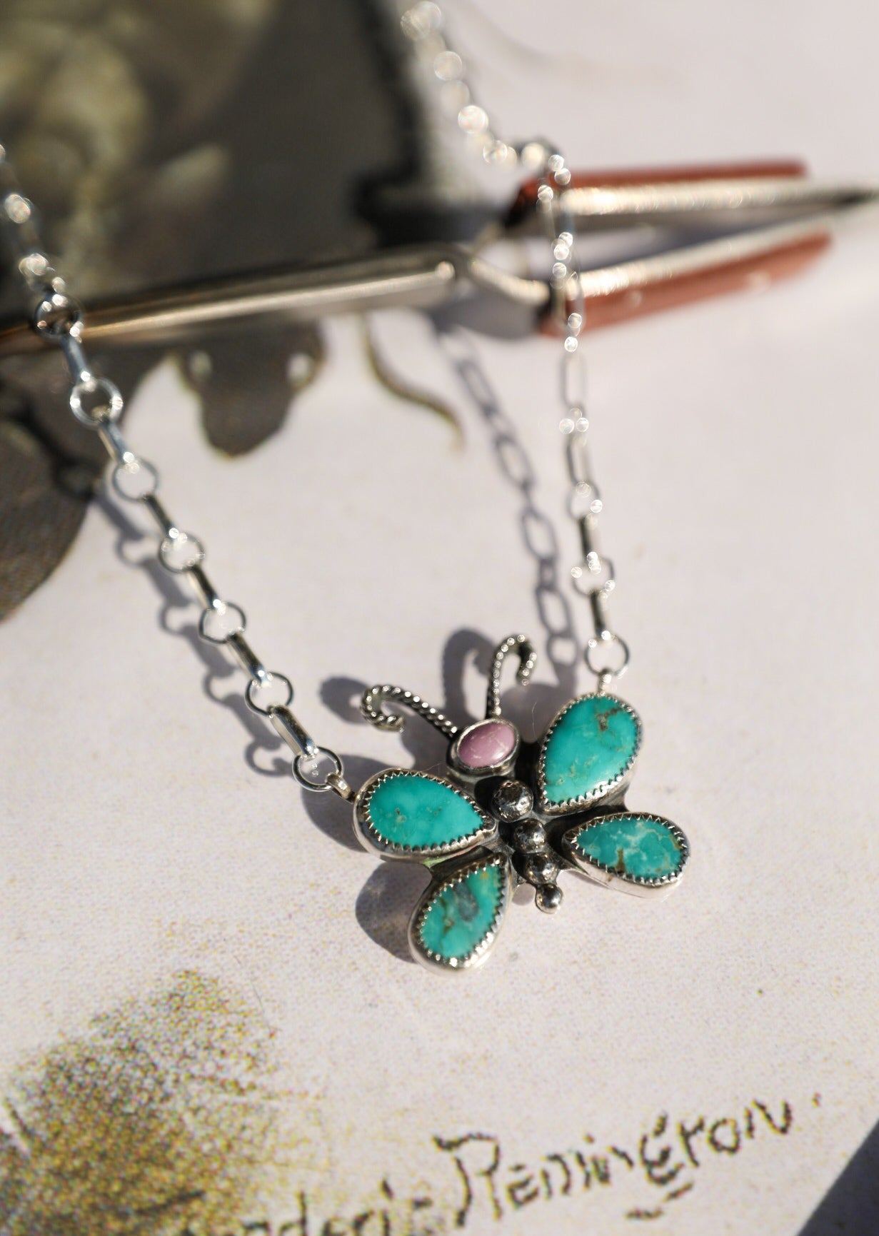 Butterfly Necklace-Jewelry-Crooked Horn Company, Online Women's Fashion Boutique in San Tan Valley, Arizona 85140