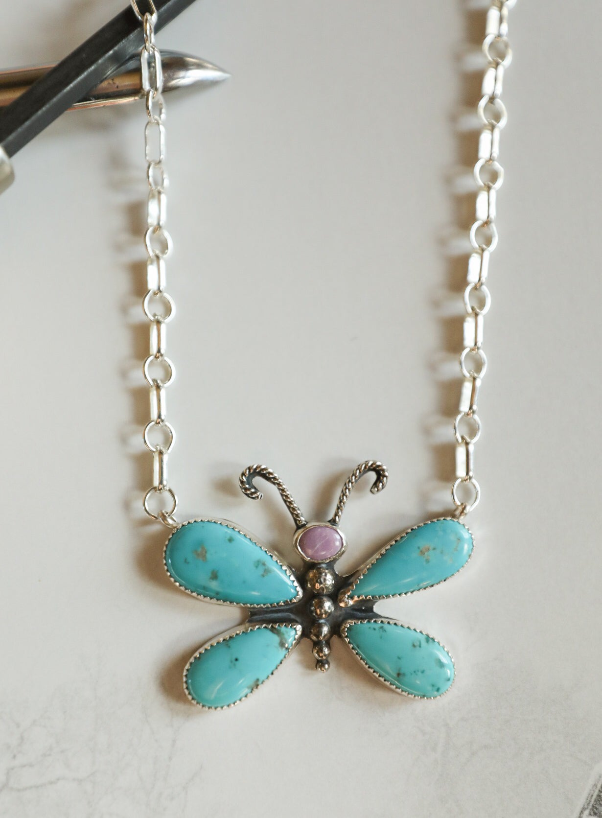 Butterfly Necklace-Jewelry-Crooked Horn Company, Online Women's Fashion Boutique in San Tan Valley, Arizona 85140