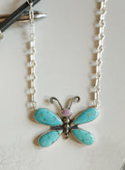 Butterfly Necklace-Jewelry-Crooked Horn Company, Online Women's Fashion Boutique in San Tan Valley, Arizona 85140