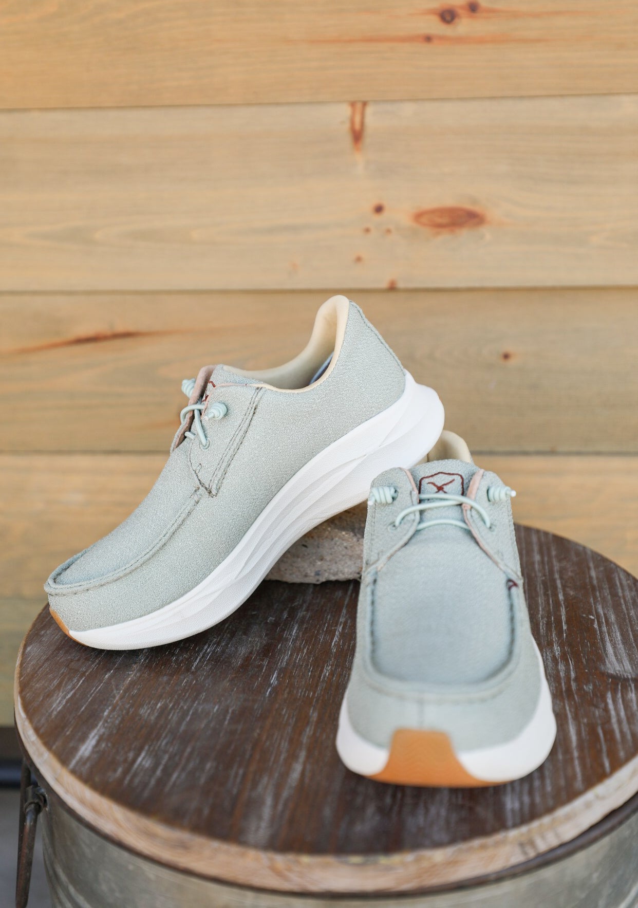 Feather X Sea Foam Shoes-Shoes-Crooked Horn Company, Online Women's Fashion Boutique in San Tan Valley, Arizona 85140