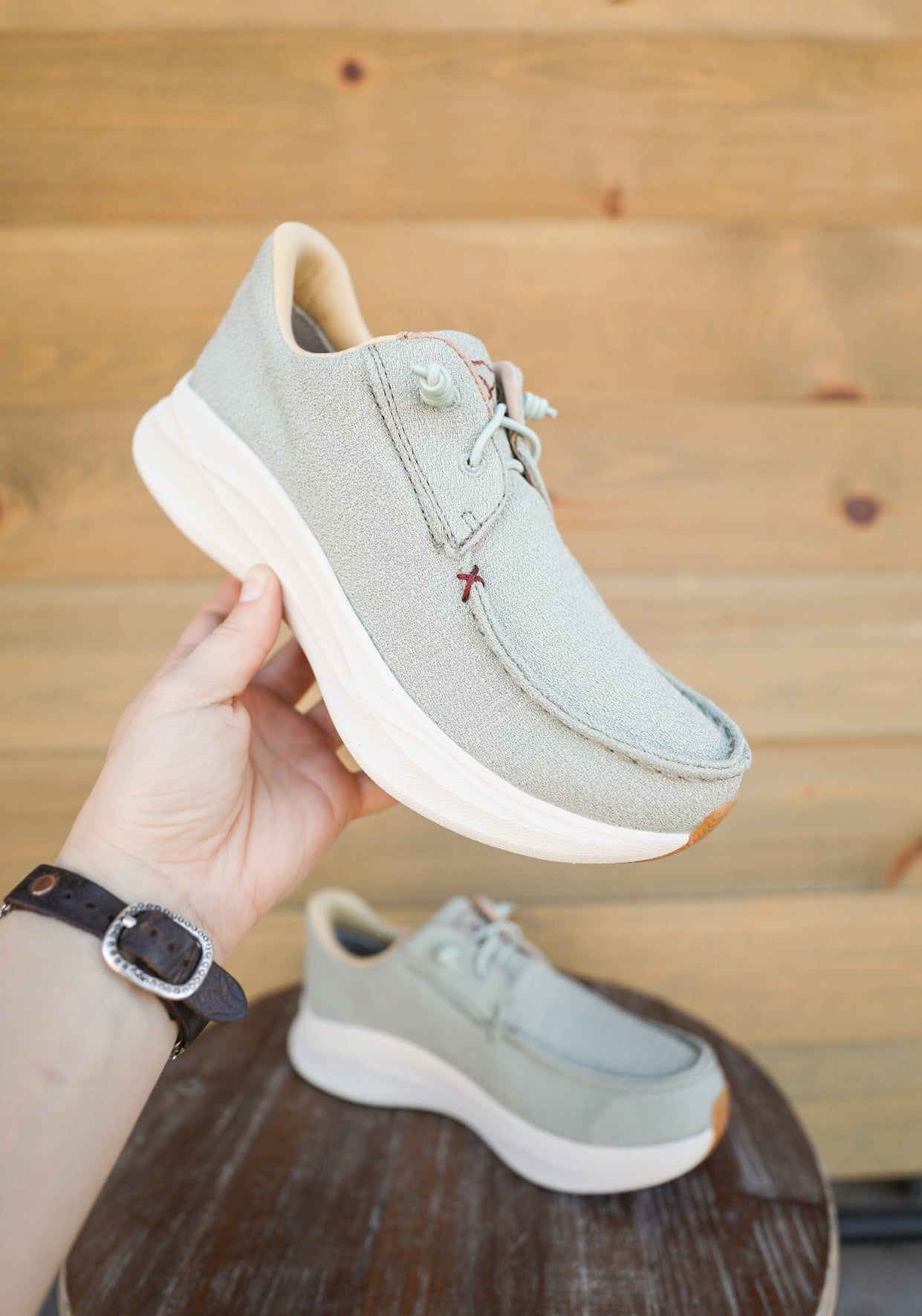 Feather X Sea Foam Shoes-Shoes-Crooked Horn Company, Online Women's Fashion Boutique in San Tan Valley, Arizona 85140