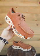 Feather X Caramel Shoes-Shoes-Crooked Horn Company, Online Women's Fashion Boutique in San Tan Valley, Arizona 85140