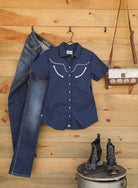 Long Horn Top-Shirts-Crooked Horn Company, Online Women's Fashion Boutique in San Tan Valley, Arizona 85140