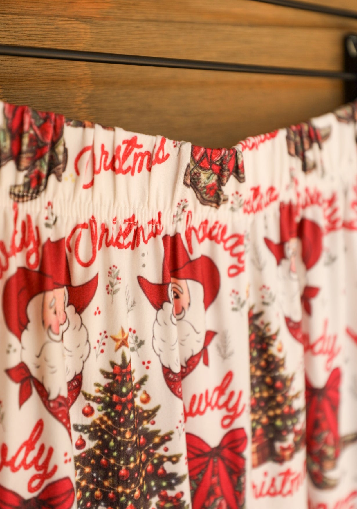 Bandana Santa Pajama Set-Lounge / Activewear-Crooked Horn Company, Online Women's Fashion Boutique in San Tan Valley, Arizona 85140