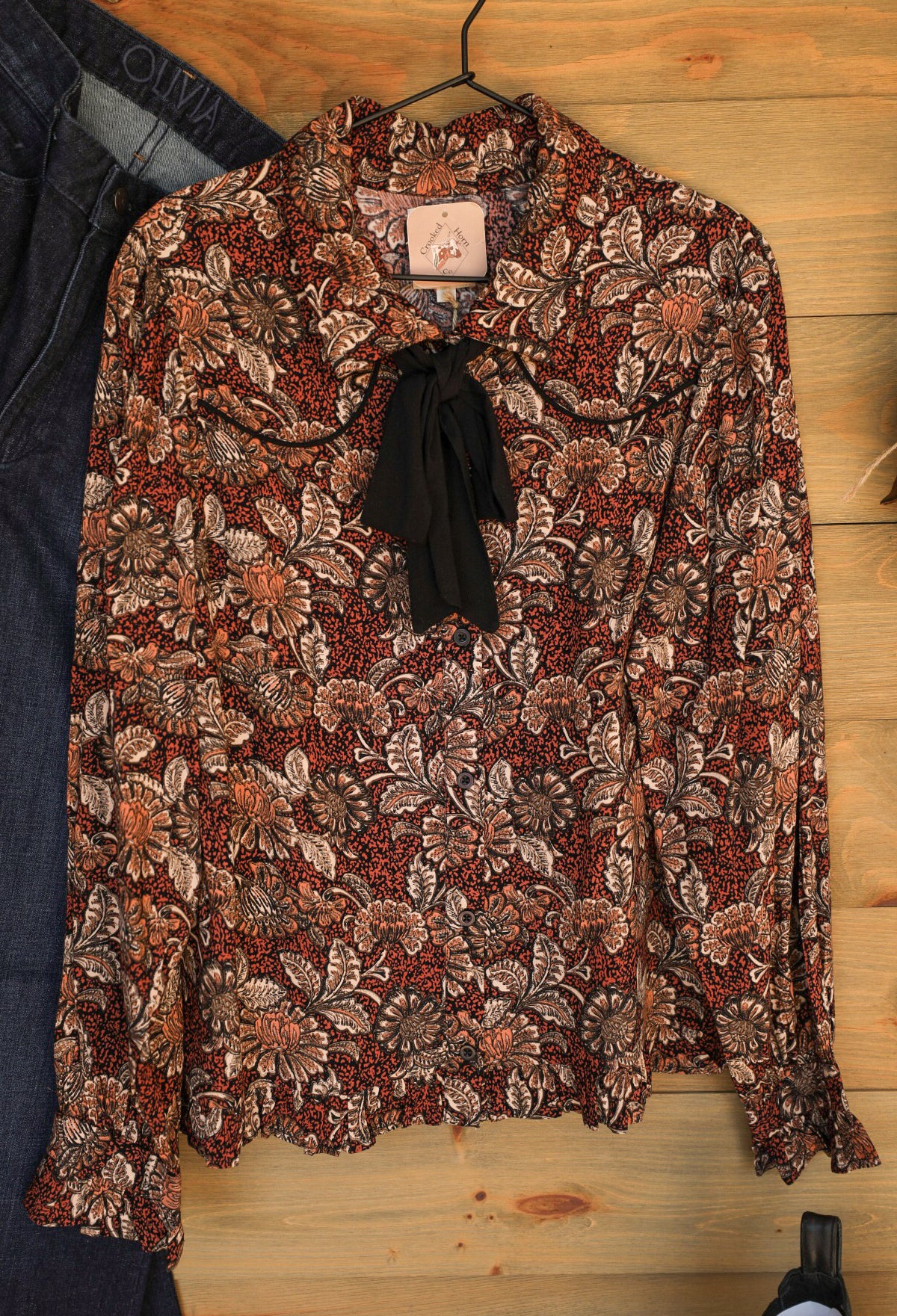 Piedmont Top-Shirts-Crooked Horn Company, Online Women's Fashion Boutique in San Tan Valley, Arizona 85140