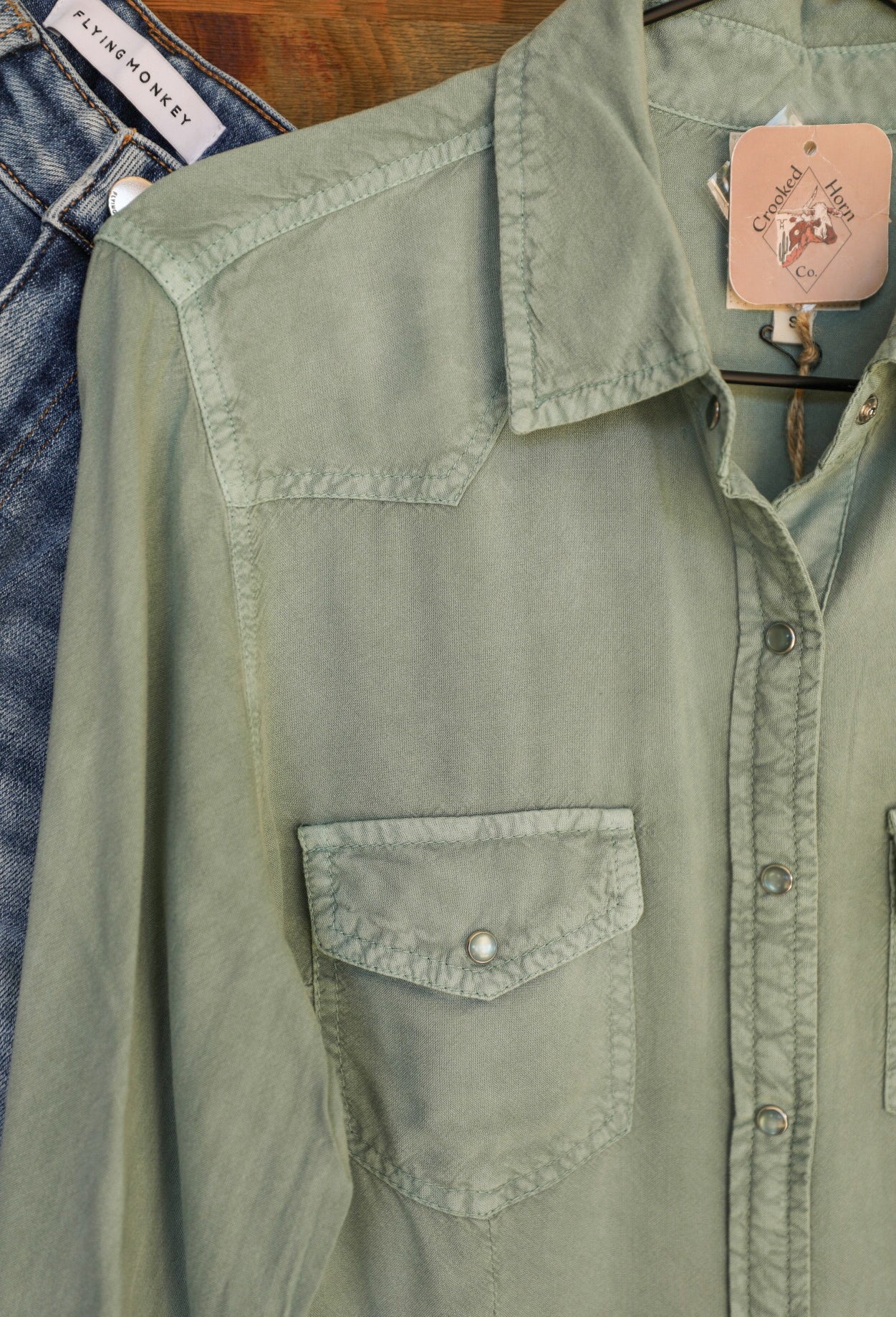 Tyndall Top-Shirts-Crooked Horn Company, Online Women's Fashion Boutique in San Tan Valley, Arizona 85140