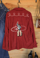 Roping Cowboy Blazer-Jacket-Crooked Horn Company, Online Women's Fashion Boutique in San Tan Valley, Arizona 85140