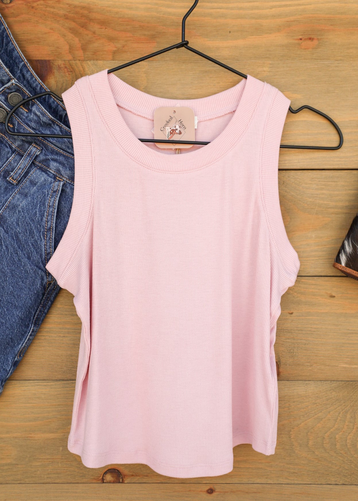 Baby Cleo II Tank Top-Shirts-Crooked Horn Company, Online Women's Fashion Boutique in San Tan Valley, Arizona 85140