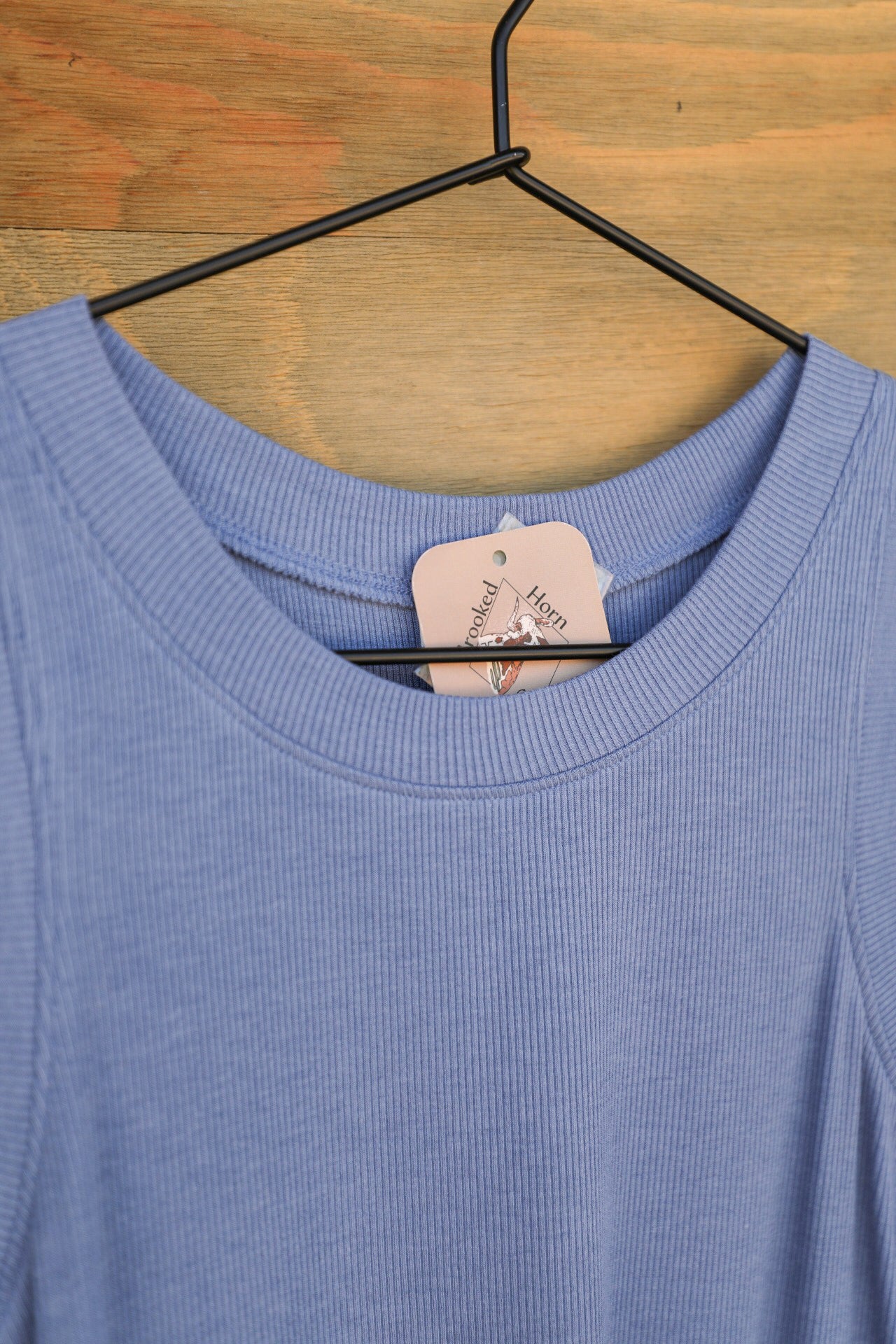 Cleo Stormy Blue Tank Top-Shirts-Crooked Horn Company, Online Women's Fashion Boutique in San Tan Valley, Arizona 85140