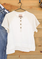 Hellena Top-Shirts-Crooked Horn Company, Online Women's Fashion Boutique in San Tan Valley, Arizona 85140