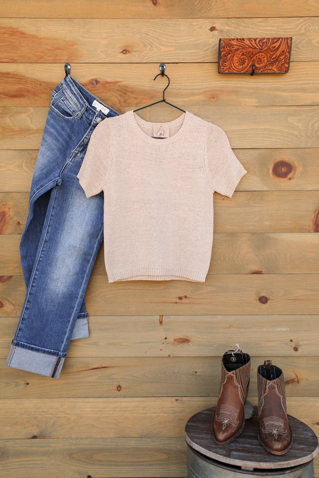 Afton Top-Shirts-Crooked Horn Company, Online Women's Fashion Boutique in San Tan Valley, Arizona 85140
