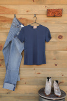 Alice Top Blue Indigo-Shirts-Crooked Horn Company, Online Women's Fashion Boutique in San Tan Valley, Arizona 85140