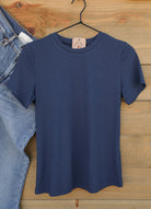 Alice Top Blue Indigo-Shirts-Crooked Horn Company, Online Women's Fashion Boutique in San Tan Valley, Arizona 85140
