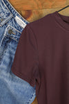Alice Top Eggplant-Shirts-Crooked Horn Company, Online Women's Fashion Boutique in San Tan Valley, Arizona 85140