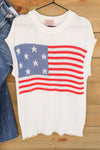 American Flag Top-Shirts-Crooked Horn Company, Online Women's Fashion Boutique in San Tan Valley, Arizona 85140