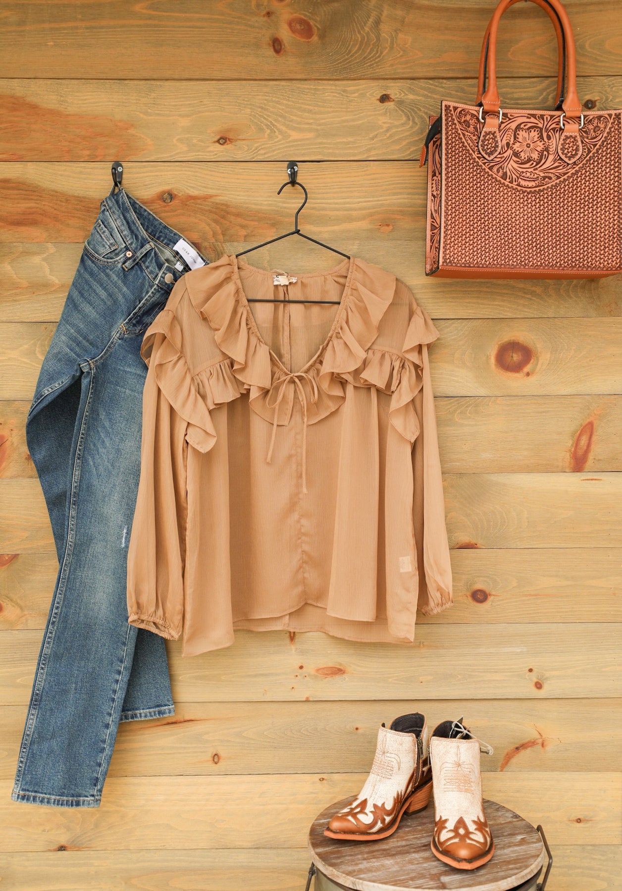 Apache Junction Top-Shirts-Crooked Horn Company, Online Women's Fashion Boutique in San Tan Valley, Arizona 85140