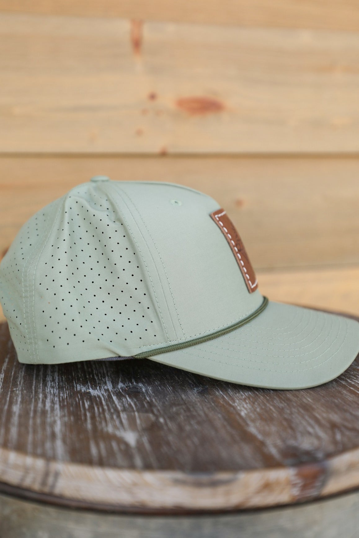 Branded CHC Hat Olive-Accessories-Crooked Horn Company, Online Women's Fashion Boutique in San Tan Valley, Arizona 85140