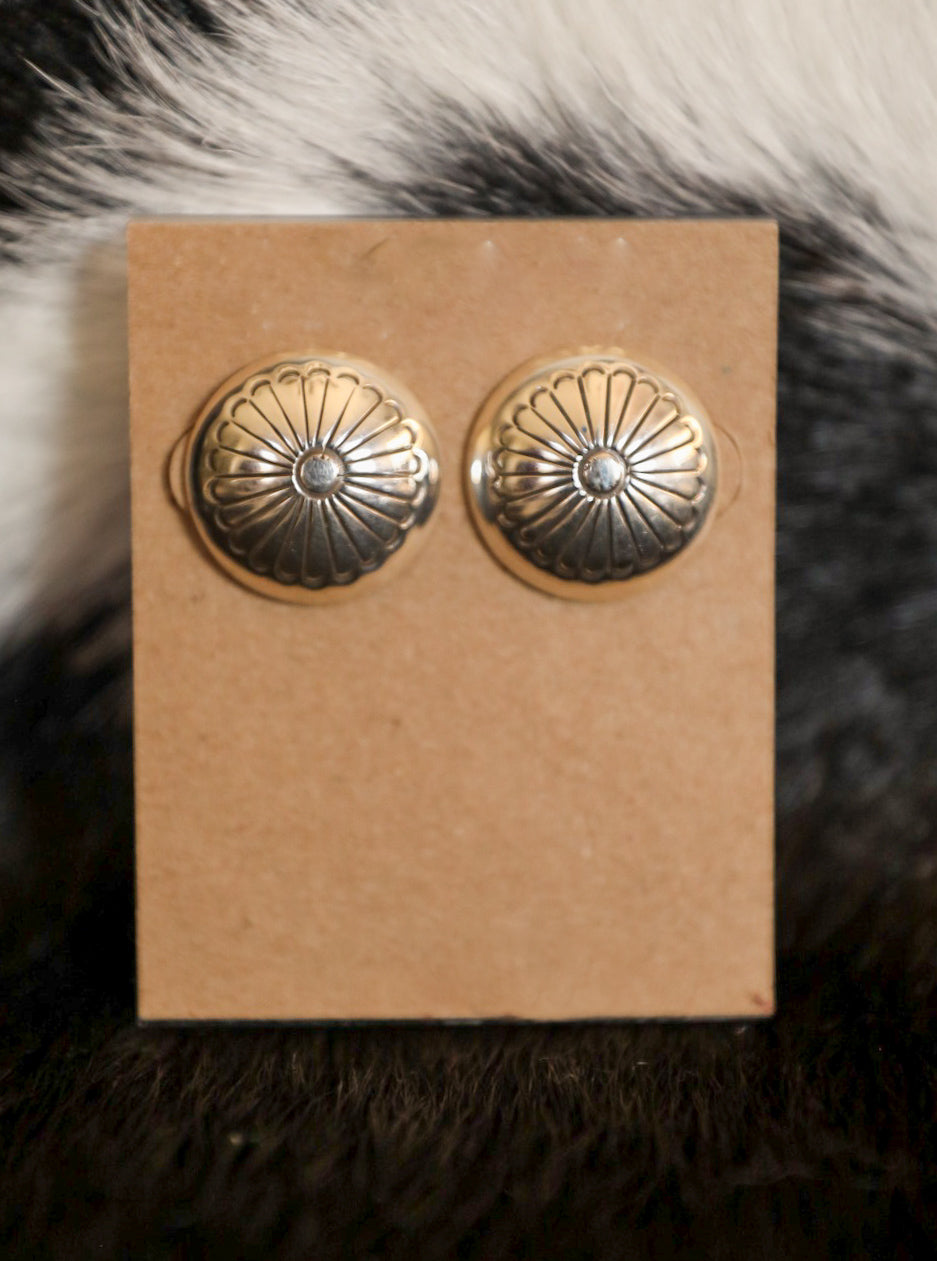 Burst Concho Earrings-Jewelry-Crooked Horn Company, Online Women's Fashion Boutique in San Tan Valley, Arizona 85140